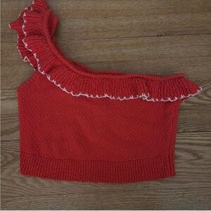 Urban Outfitters Vibrant Knit off the shoulder Sweater